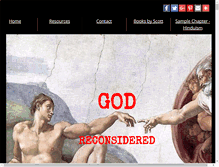Tablet Screenshot of godreconsidered.com